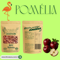 POMELIA Getrockneter Apfelsnack - 100 g | Natürlich und Ohne Zusatzstoffe