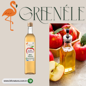 GREENELE Apfelessig – 500 ml | Naturtrüb und Ungefiltert